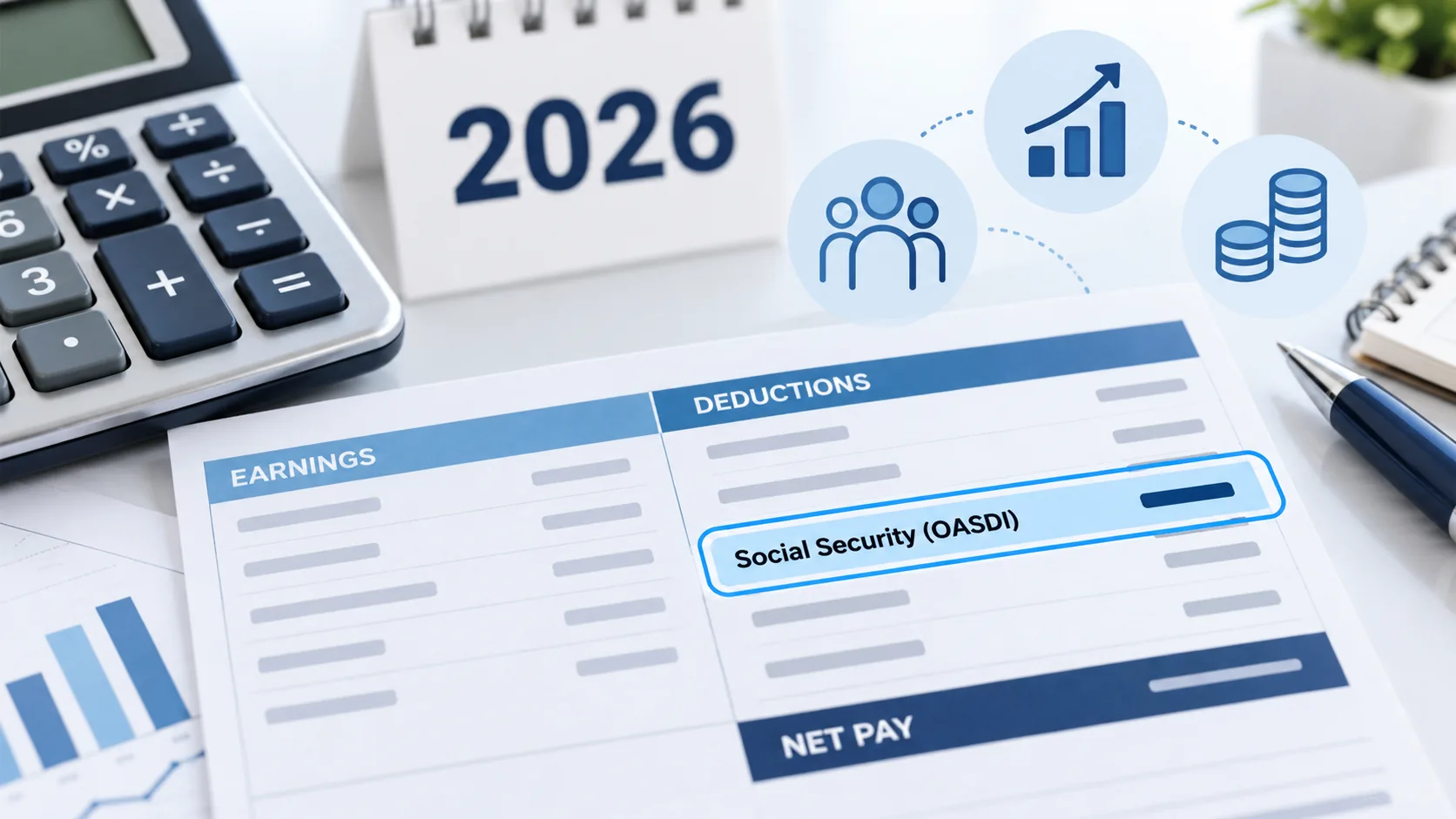 OASDI withholding on a 2026 paycheck